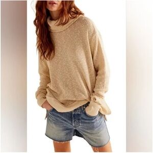 New: Free People We The Free Tommy Turtleneck. Knit. Size Small
